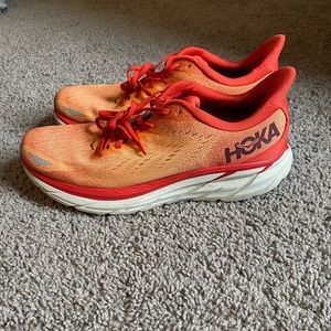 Hoka One One Men's Clifton 8 Fiesta-Blazing Orange